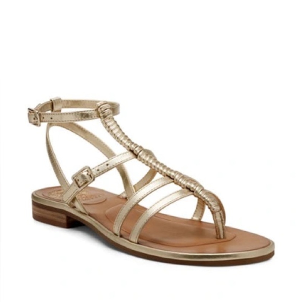 Vince Camuto Lynzia Gladiator Sandals in Egyptian Gold
